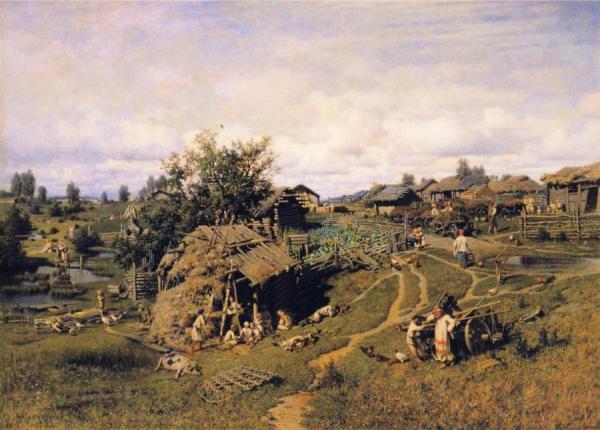 Midday In The Countryside by Petr Sukhodolsky