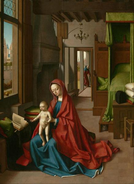 Virgin And Child In A Domestic Interior by Petrus Christus