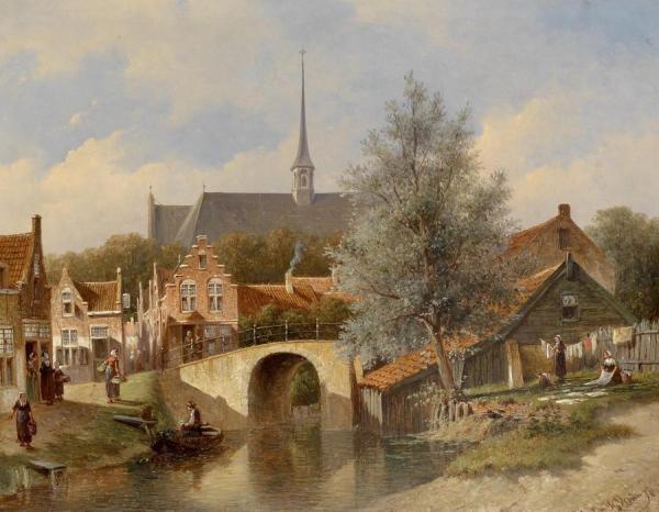 Everyday Life In Edam by Petrus Gerardus Vertin