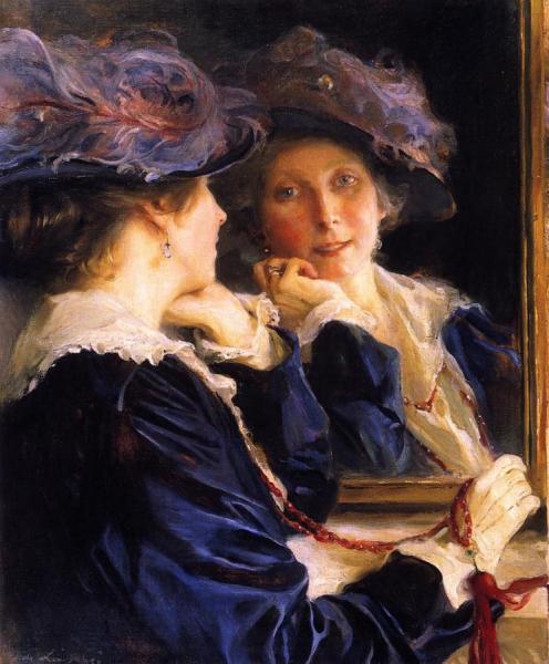 Lucy De László, The Artist's Wife by Philip Alexius De László Oil Painting Reproductions