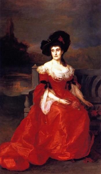 Marguerite Alexandrine, Duchesse Du Gramont, Née De Rothschild by Philip Alexius De László Oil Painting Reproductions
