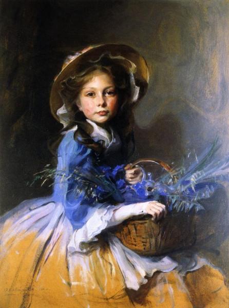 Miss Olive Trouton by Philip Alexius De László Oil Painting Reproductions