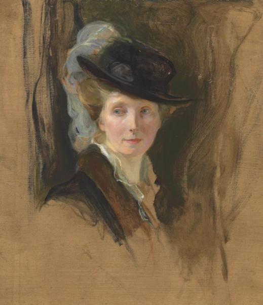 Mrs Philip De László,née Lucy Guinness by Philip Alexius De László