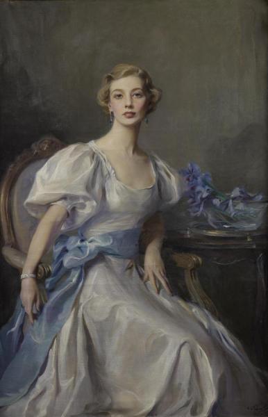 Portrait Of Cecile Rankin by Philip Alexius De László