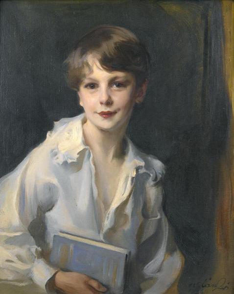Portrait Of Charlie Lang by Philip Alexius De László