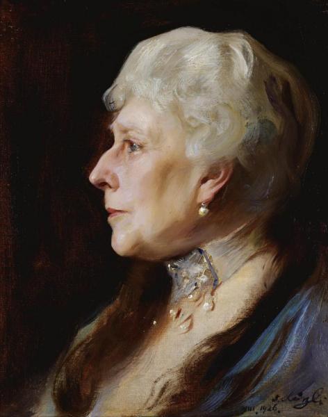 Portrait Of Princess Henry Of Battenberg, Nee Princess Beatrice Of Great Britain (1926) by Philip Alexius De László