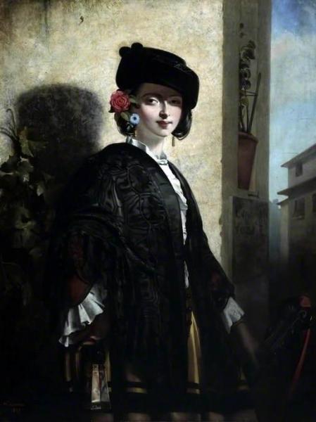 A Spanish Lady by Philip Hermogenes Calderon