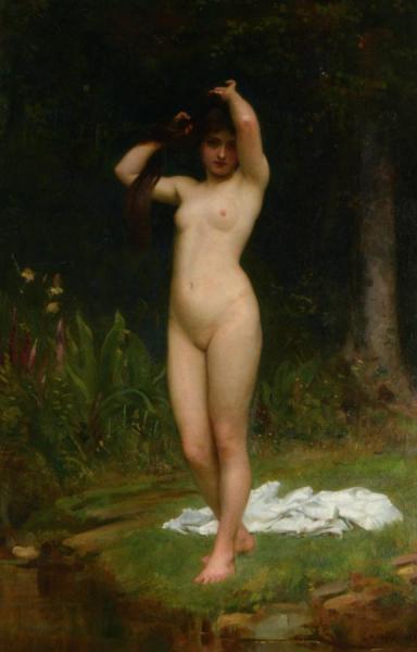 A Woodland Nymph by Philip Hermogenes Calderon