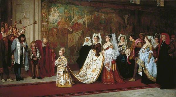 Her Most High, Noble And Puissant Grace by Philip Hermogenes Calderon Oil Painting Reproductions
