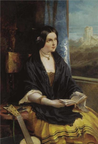 Leisure Hours by Philip Hermogenes Calderon Oil Painting Reproductions