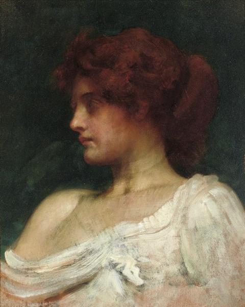 Study Of A Redheaded Woman by Philip Hermogenes Calderon