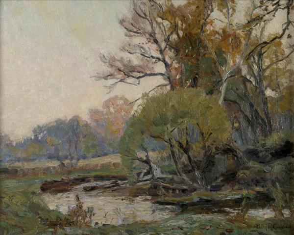 Stream Through A Summer Landscape by Philip Russell Goodwin