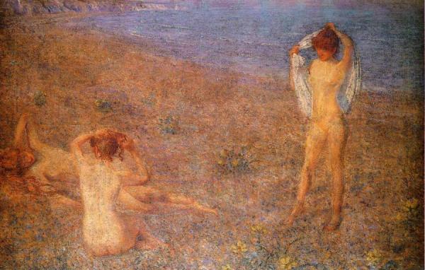 A Summer's Evening by Philip Wilson Steer Oil Painting Reproductions