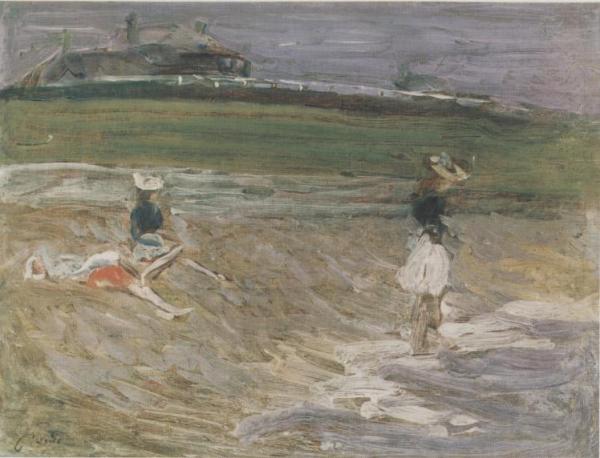 Children On The Beach, Southwold by Philip Wilson Steer Oil Painting Reproductions