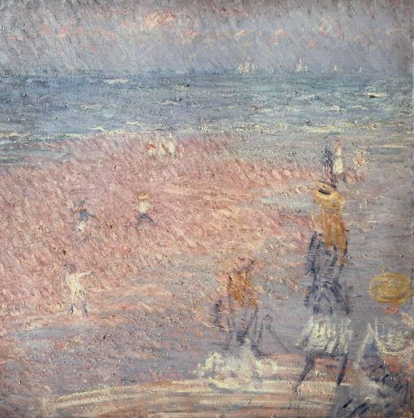 Figures On The Beach, Walberswick by Philip Wilson Steer