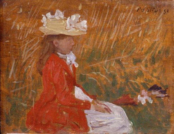 Portrait Of Miss Rose Pettigrew by Philip Wilson Steer Oil Painting Reproductions