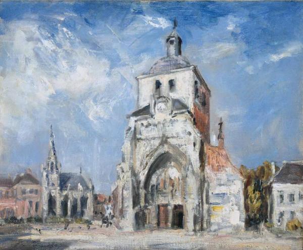 The Church At Montreuil by Philip Wilson Steer