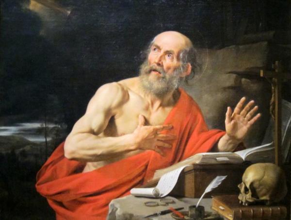 Saint Jerome by Philippe De Champaigne