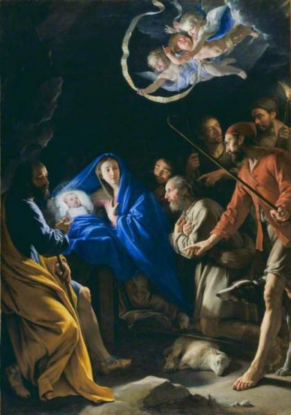 The Adoration Of The Shepherds by Philippe De Champaigne