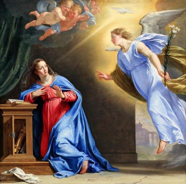 The Annunciation by Philippe De Champaigne
