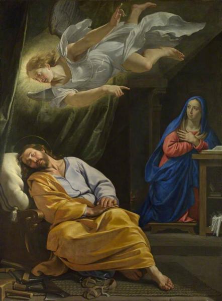 The Dream Of Saint Gerome by Philippe De Champaigne