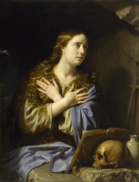 The Repentant Magdalen by Philippe De Champaigne