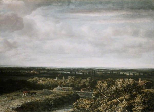 A View Over Flat Country by Philips De Koninck