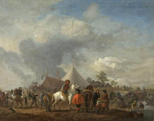 Philips Wouwermans A Dutch Horse Fair