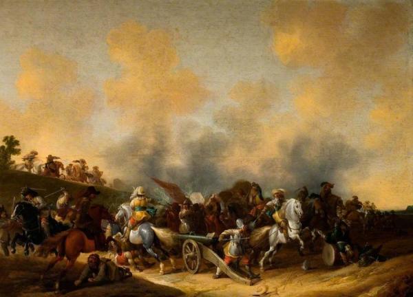 Philips Wouwermans Battle Scene