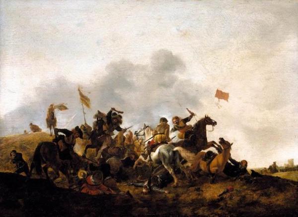 Philips Wouwermans Cavalry Skirmish