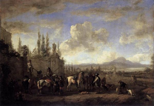 Philips Wouwermans Setting Out On The Hunt