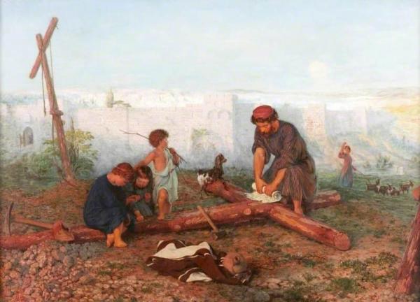 Where They Crucified Him by Phillip Richard Morris Oil Painting Reproductions