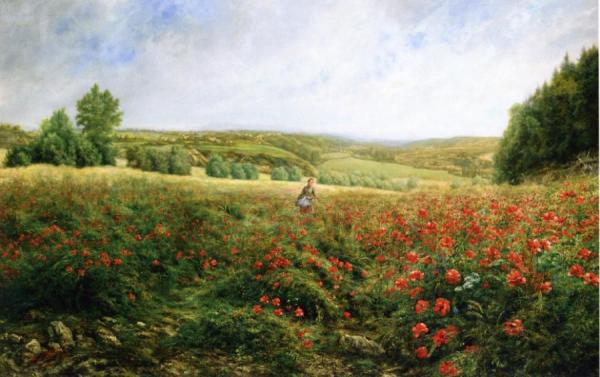 A Field Of Flowers by Pierre-arthur Gaillard