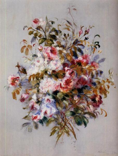 A Bouquet Of Roses by Pierre Auguste Renoir