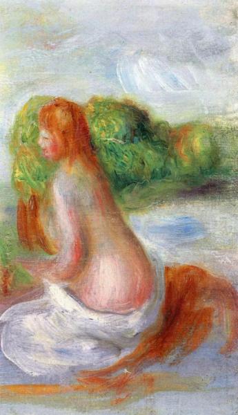 A Girl by Pierre Auguste Renoir