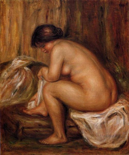 After Bathing by Pierre Auguste Renoir