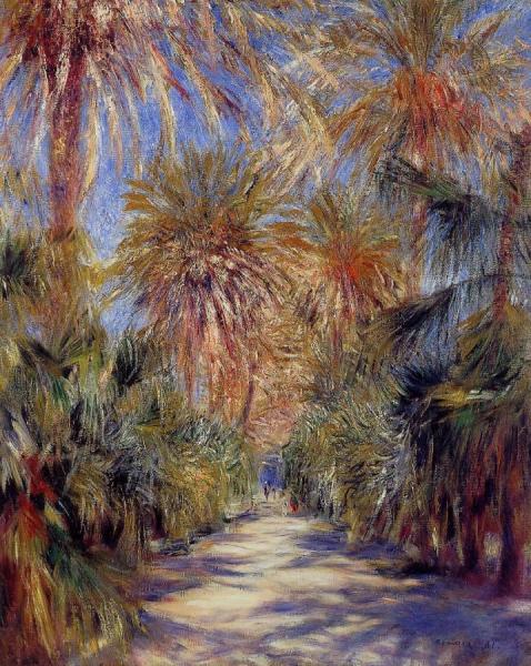 Algiers, The Garden Of Essai by Pierre Auguste Renoir