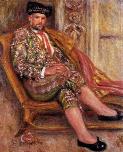 Ambroise Vollard Dressed As A Toreador by Pierre Auguste Renoir