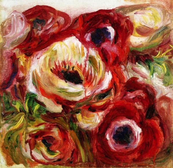 Anemones by Pierre Auguste Renoir Oil Painting Reproductions