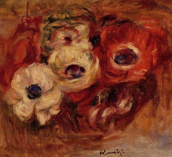 Anemones by Pierre Auguste Renoir