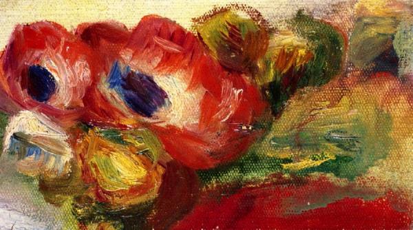 Anemones by Pierre Auguste Renoir Oil Painting Reproductions