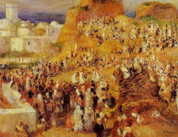 Arab Festival In Algiers by Pierre Auguste Renoir