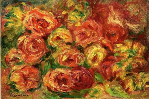 Armful Of Roses by Pierre Auguste Renoir