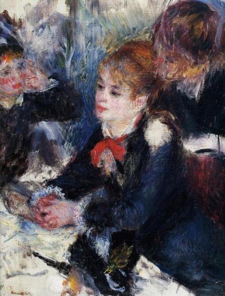 At The Milliner's by Pierre Auguste Renoir