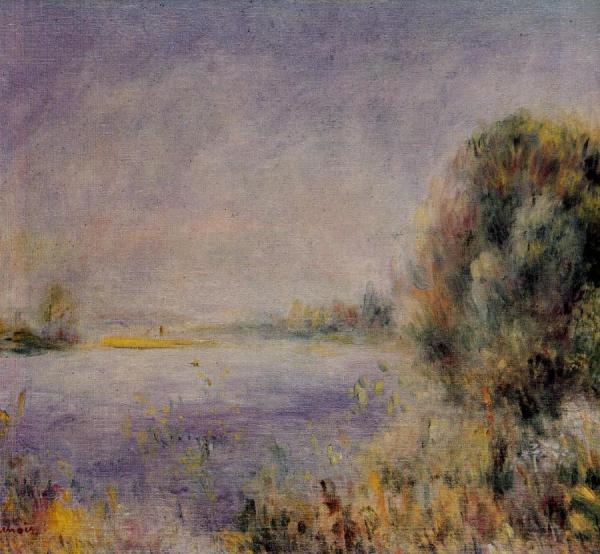 Banks Of The River by Pierre Auguste Renoir
