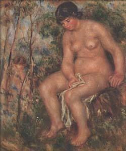 Bather by Pierre Auguste Renoir