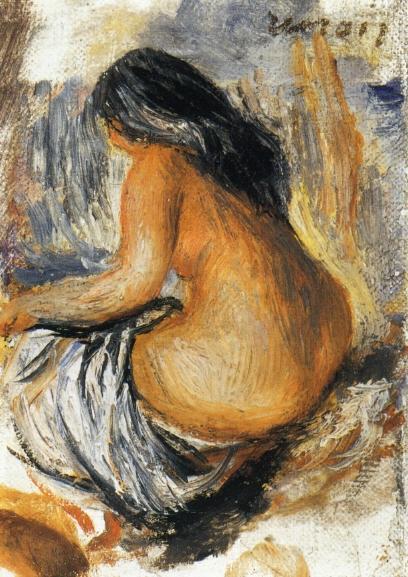 Bather From The Back by Pierre Auguste Renoir