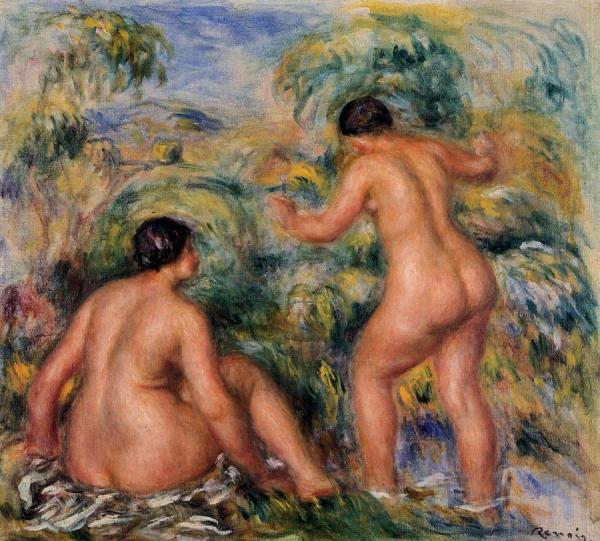 Bathers by Pierre Auguste Renoir Oil Painting Reproductions