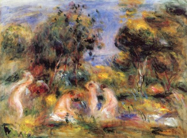 Bathers by Pierre Auguste Renoir