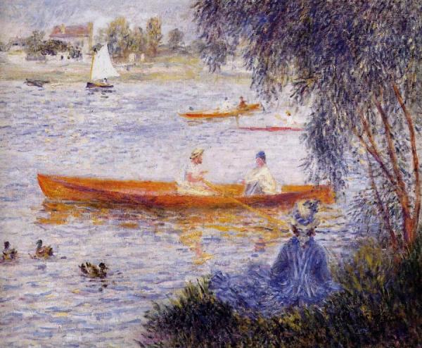 Boating At Argenteuil by Pierre Auguste Renoir